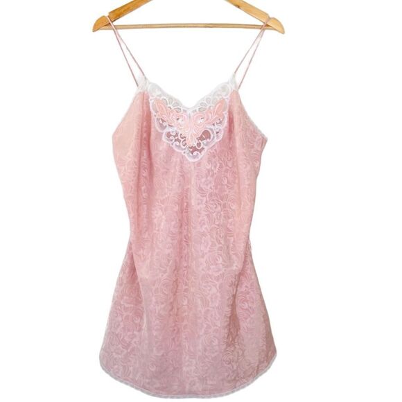 Vintage pink shirt nightie size medium - Picture 1 of 4